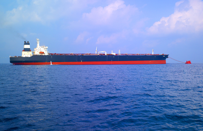 An oil tanker at sea, representing the shadow fleet Russia uses to move energy around sanctions