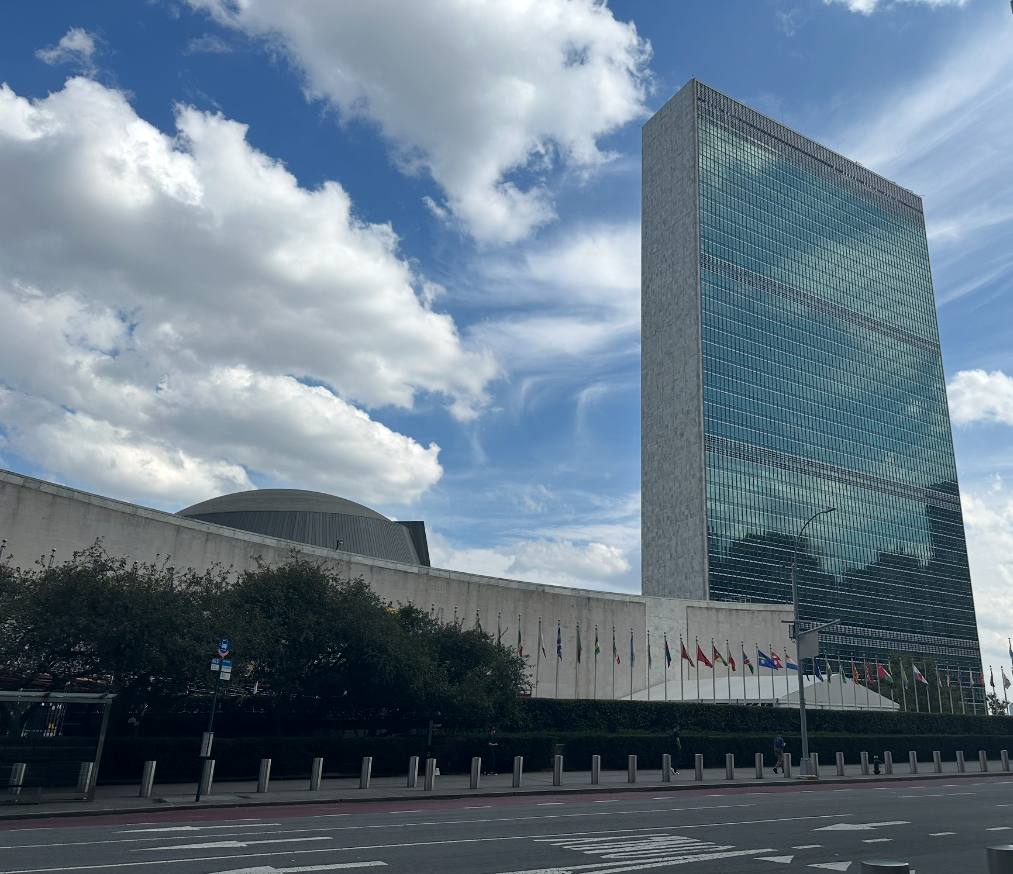 United Nations headquarters in New York; UN settlement blacklist update adds 61 companies