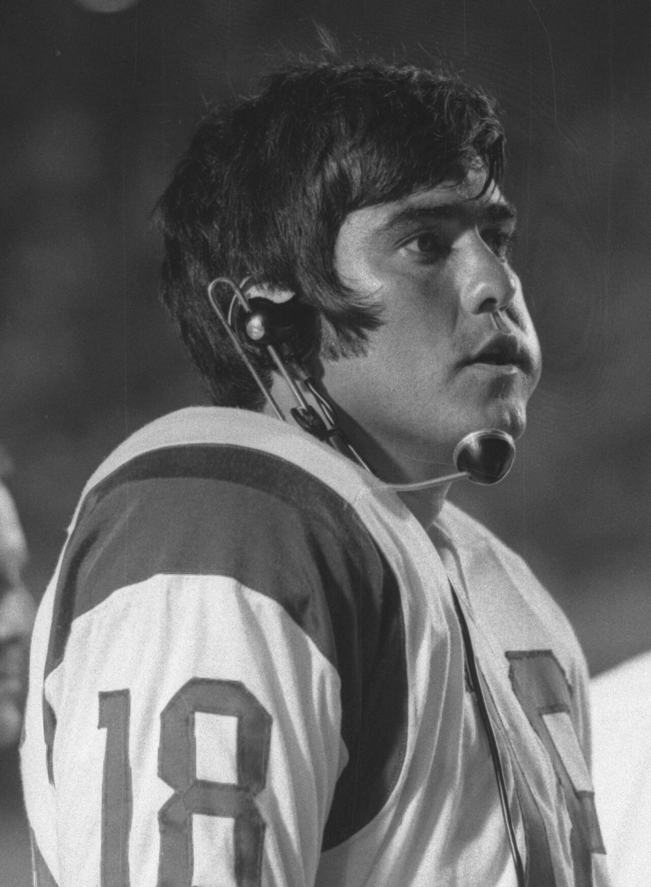 Roman Gabriel, whose Rams touchdown record of 154 stood from 1972 until Stafford passed it, pictured in 1970