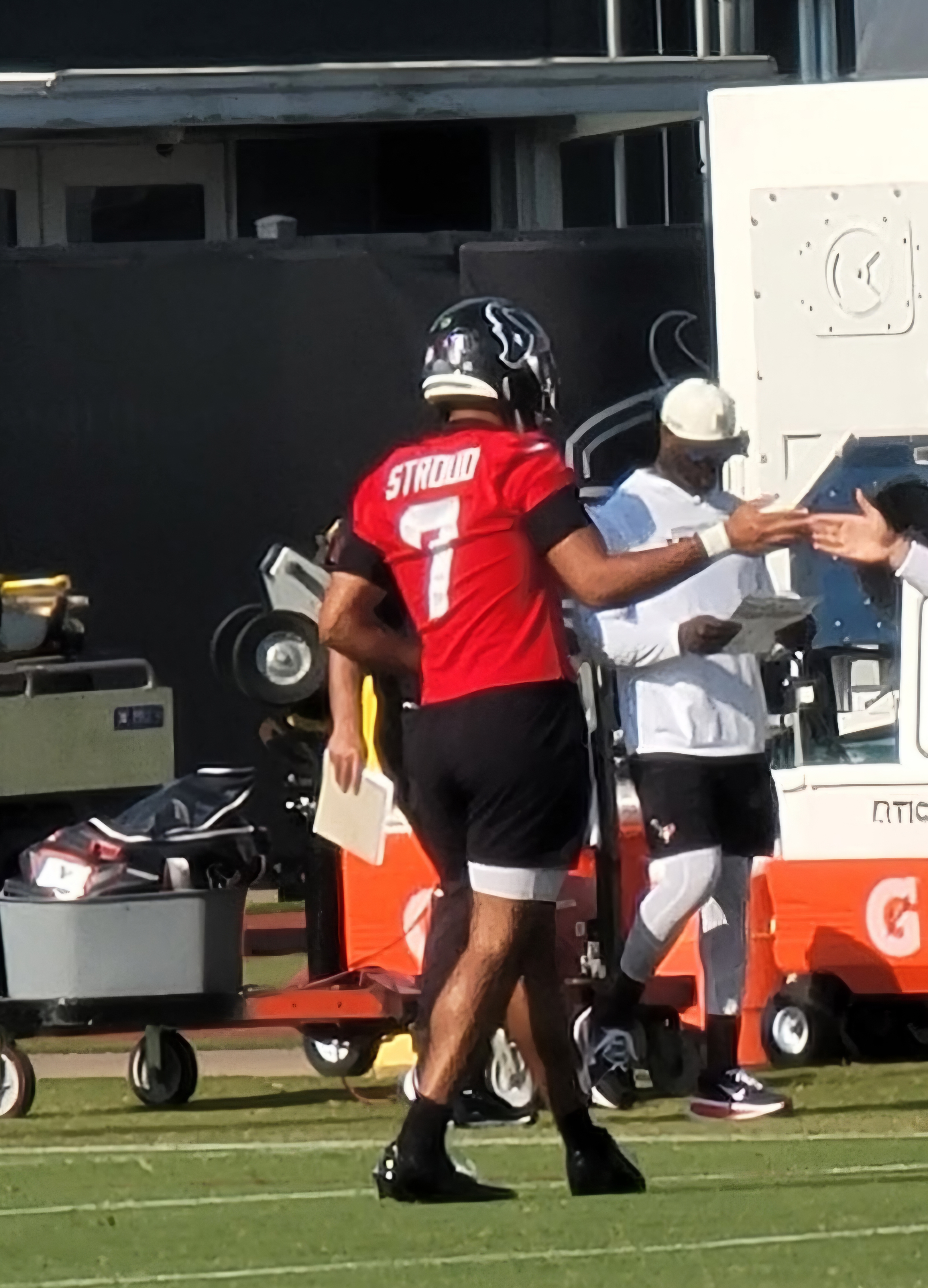 C.J. Stroud in Houston Texans colours — Stroud threw for 312 yards and three touchdowns in Texans vs Jaguars London