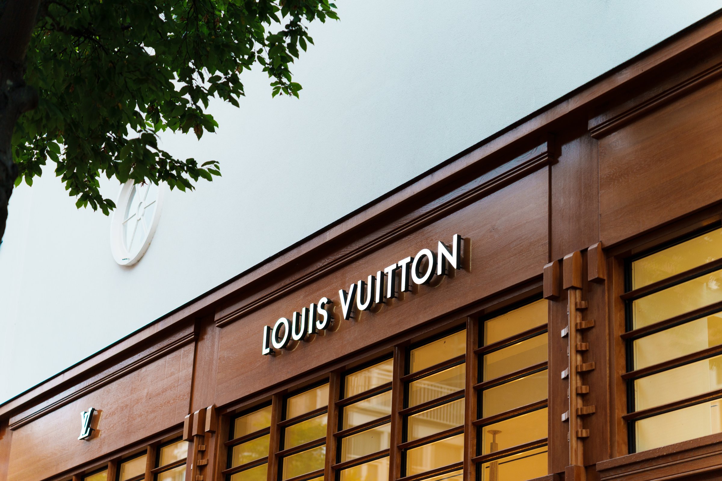 A Louis Vuitton store in Amsterdam