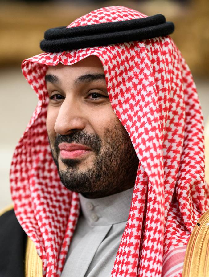 Saudi Crown Prince Mohammed bin Salman, who met Sheikh Mansour in Riyadh in September 2026