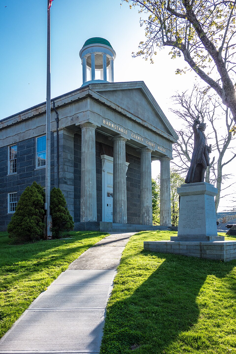 Historic Barnstable County Courthouse on Cape Cod, Massachusetts