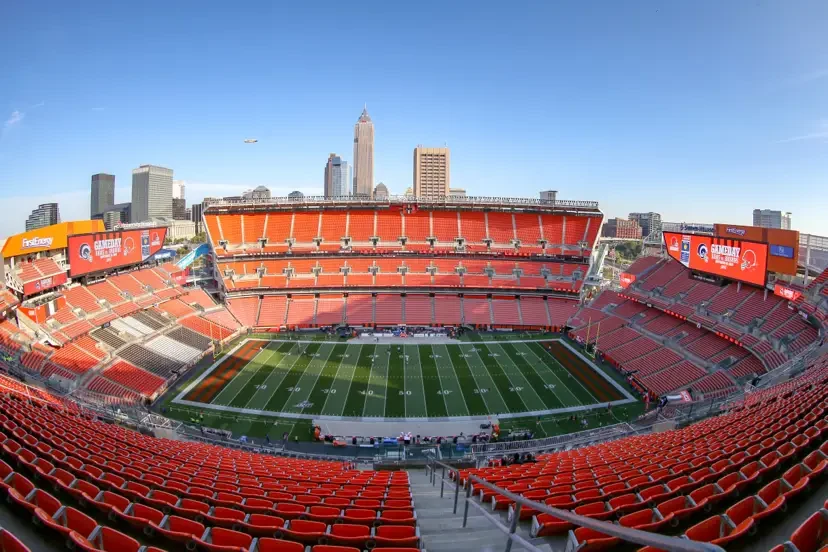 Inside the Browns' stadium during a game — Cleveland's 13–10 win over the Ravens was built on defence and a late field goal, file photo