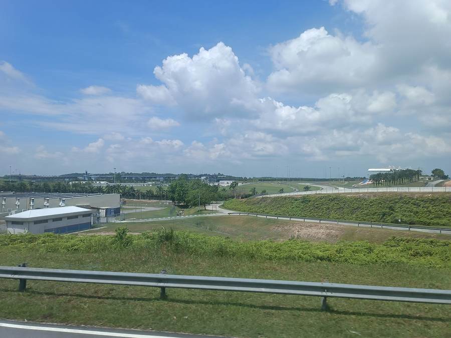 Sepang International Circuit in Malaysia, hosting a Formula 1 race for the first time in nine years