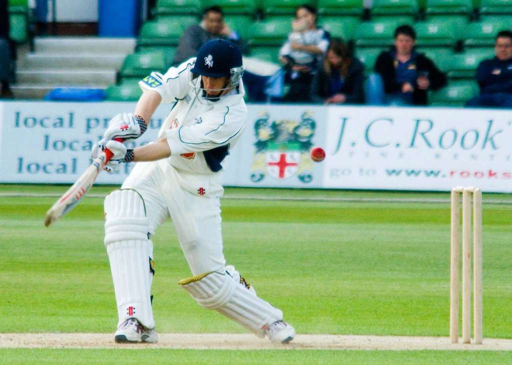 A batsman plays a shot during a cricket match — India and Pakistan reached the Asian Games 2026 cricket semifinals without a ball being bowled after rain washed out both quarterfinals