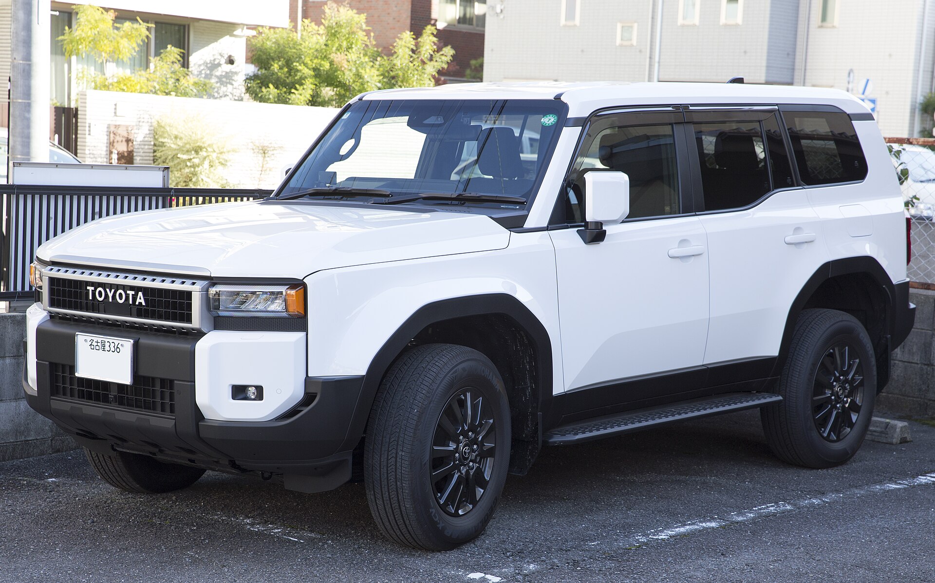 Toyota Land Cruiser recall — a white 2024 Toyota Land Cruiser 250, the current generation covered by the hybrid recall