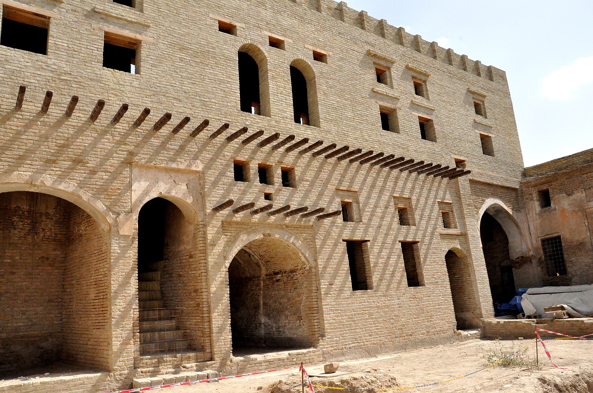 A traditional house inside the Erbil Citadel during restoration — Kurdistan Region of Iraq