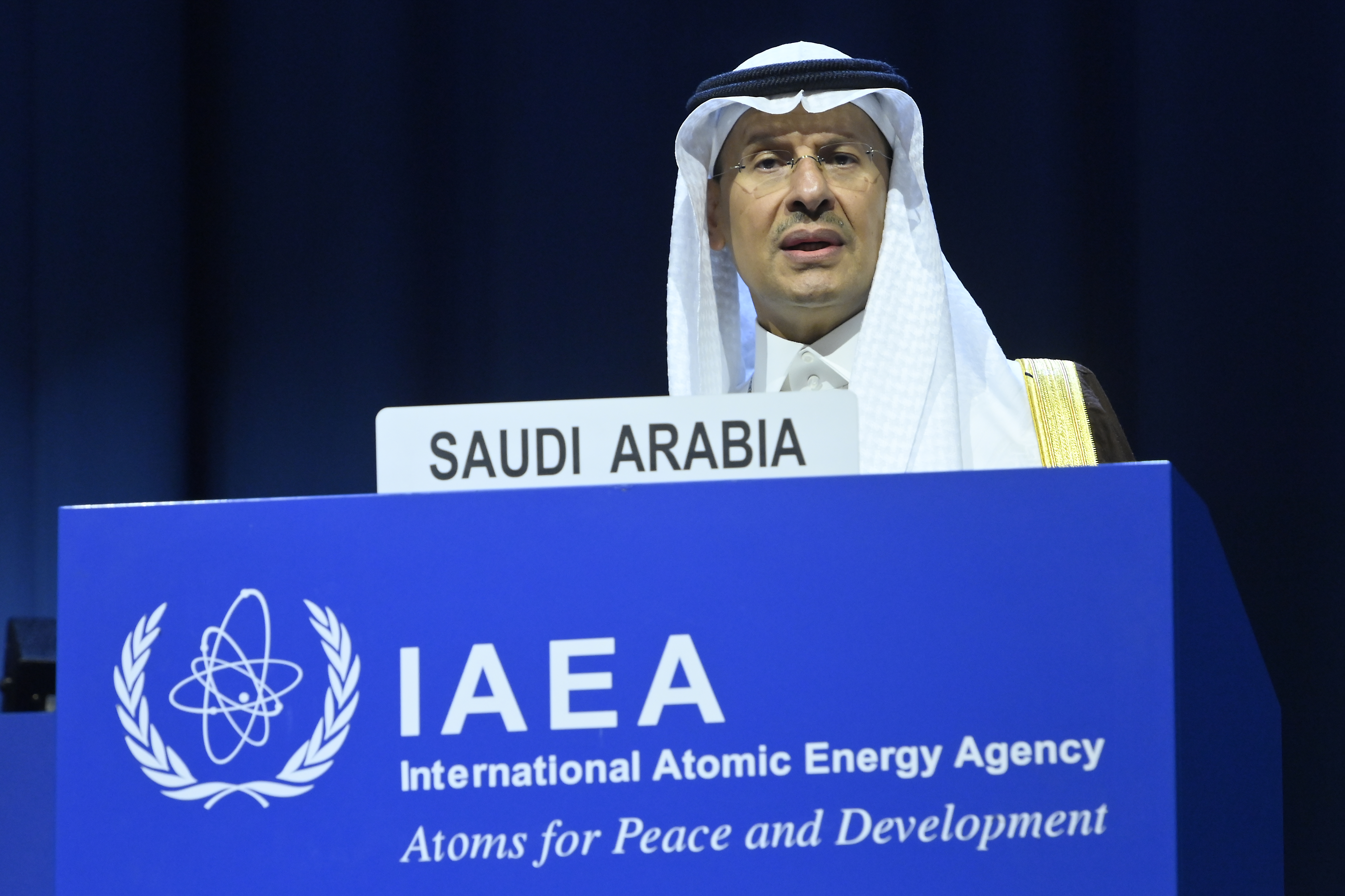 Saudi energy minister Prince Abdulaziz bin Salman, who backed the Saudi crude storage Singapore plan by video on Monday