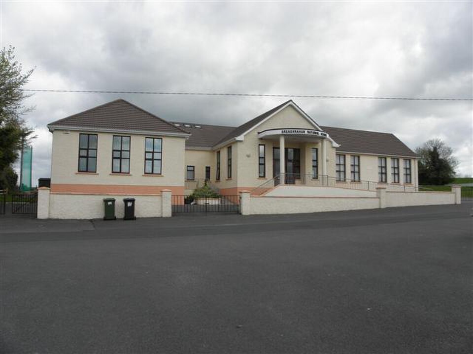 Greaghrahan National School in Ireland as teachers begin work-to-rule strike action