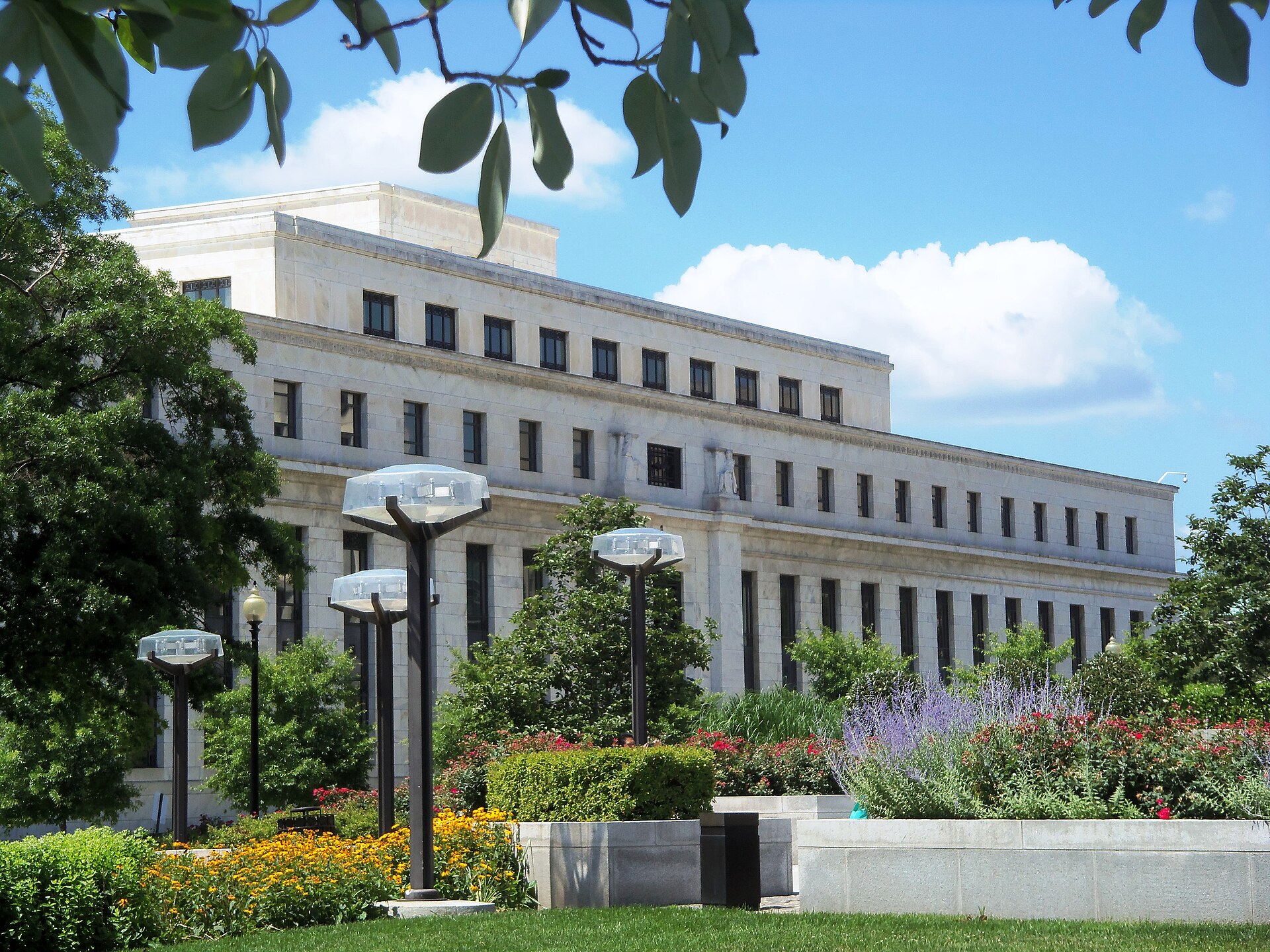 The Marriner S. Eccles Building in Washington, D.C., headquarters of the Federal Reserve — file photo for stock market today October 23 2026