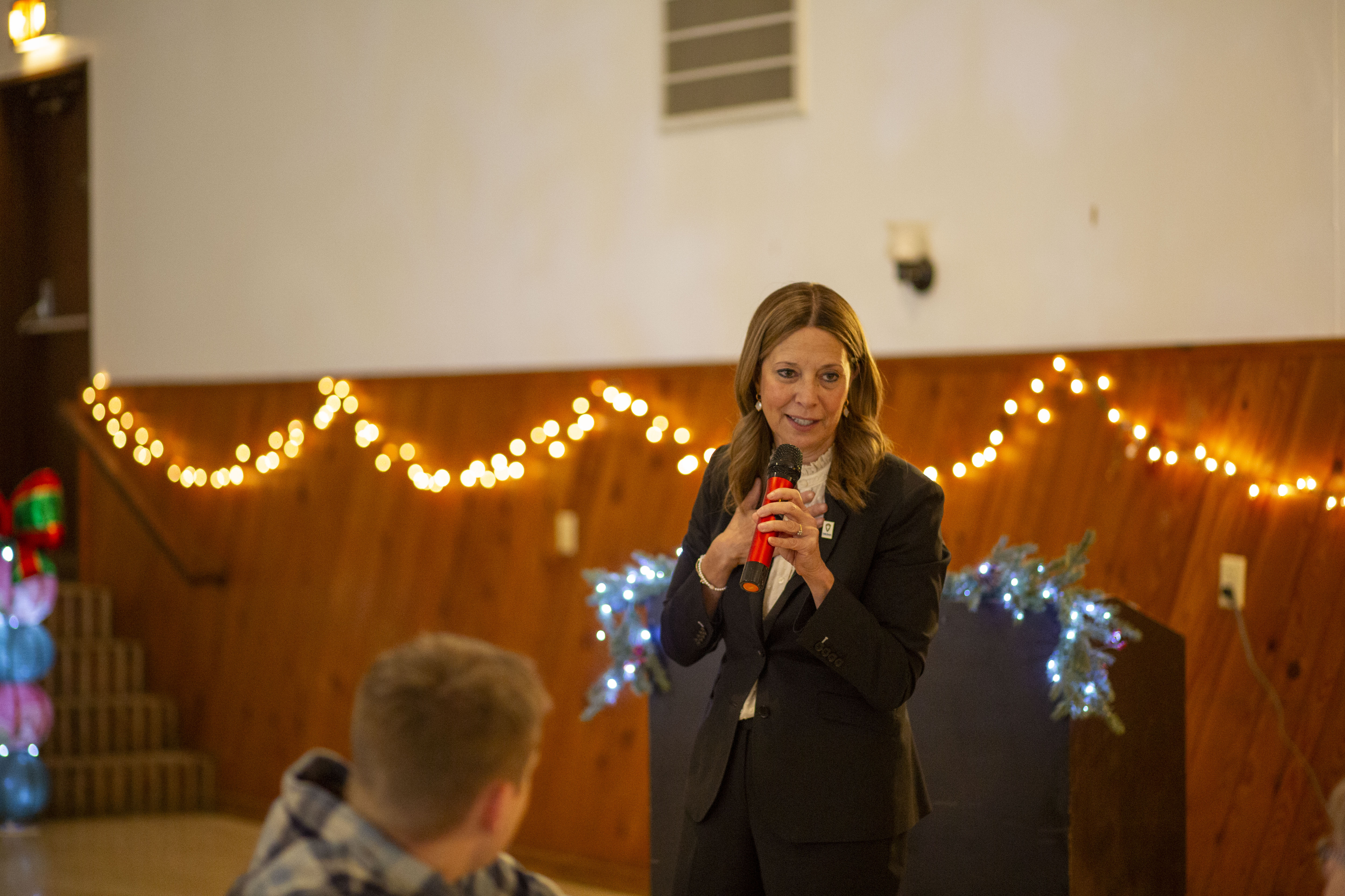 Amy Acton mother video — Dr. Amy Acton speaking at an event in 2025