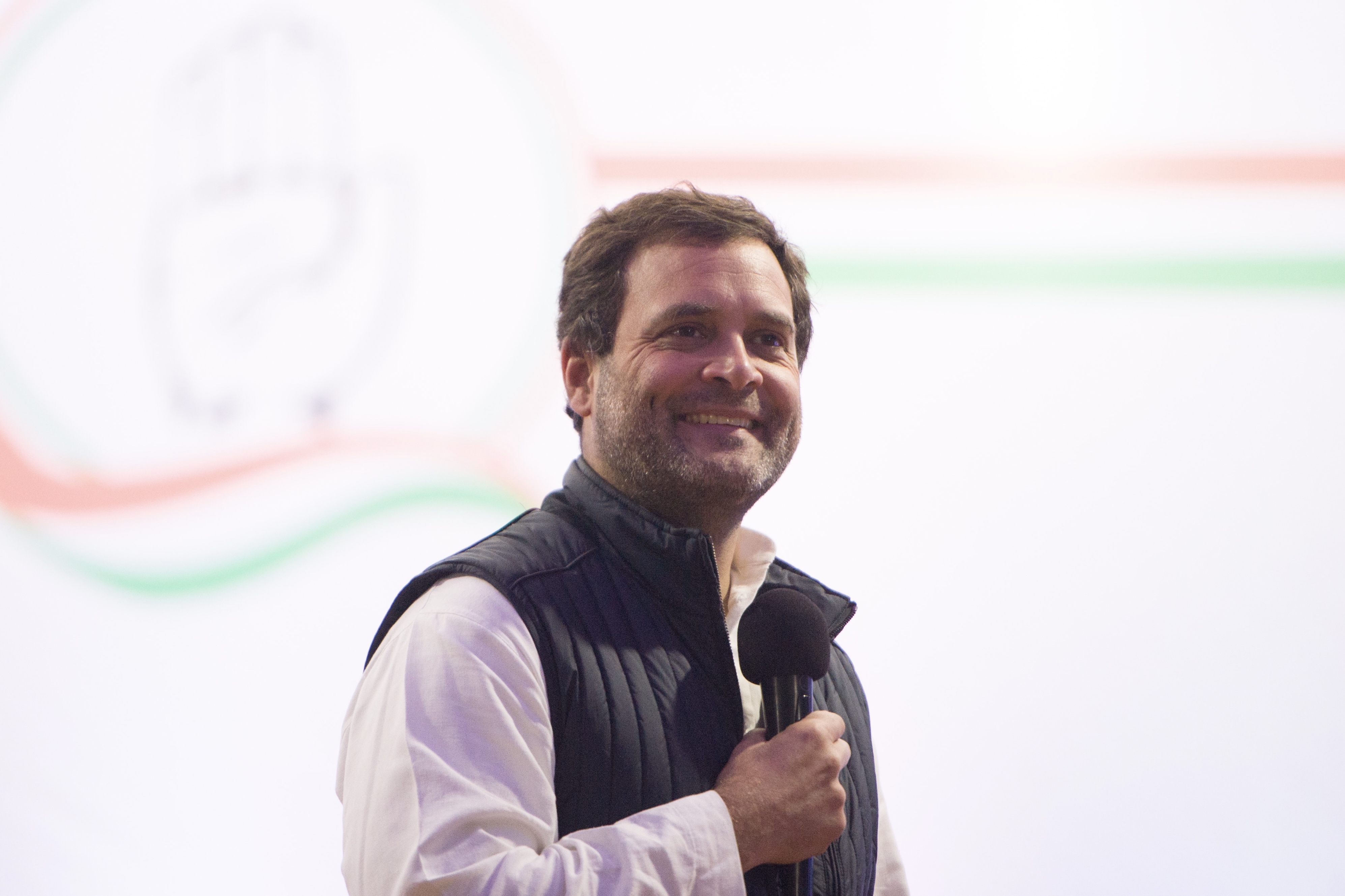 Rahul Gandhi acquitted in defamation case in Sultanpur, in a file photo speaking at a Congress event in Shillong