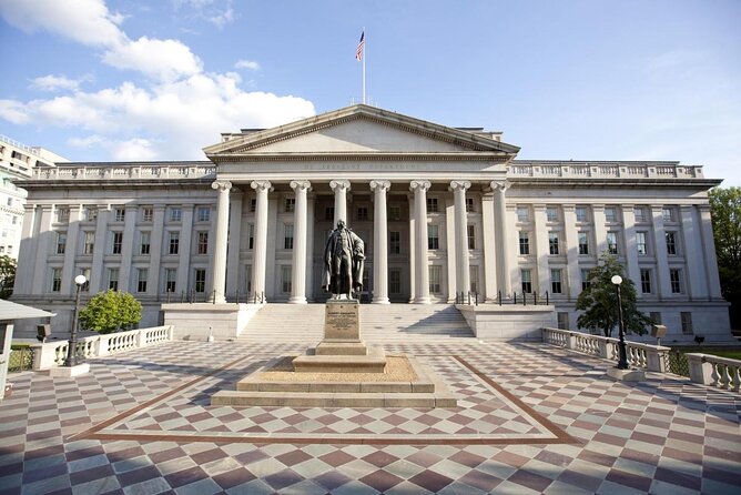 The United States Treasury Building in Washington