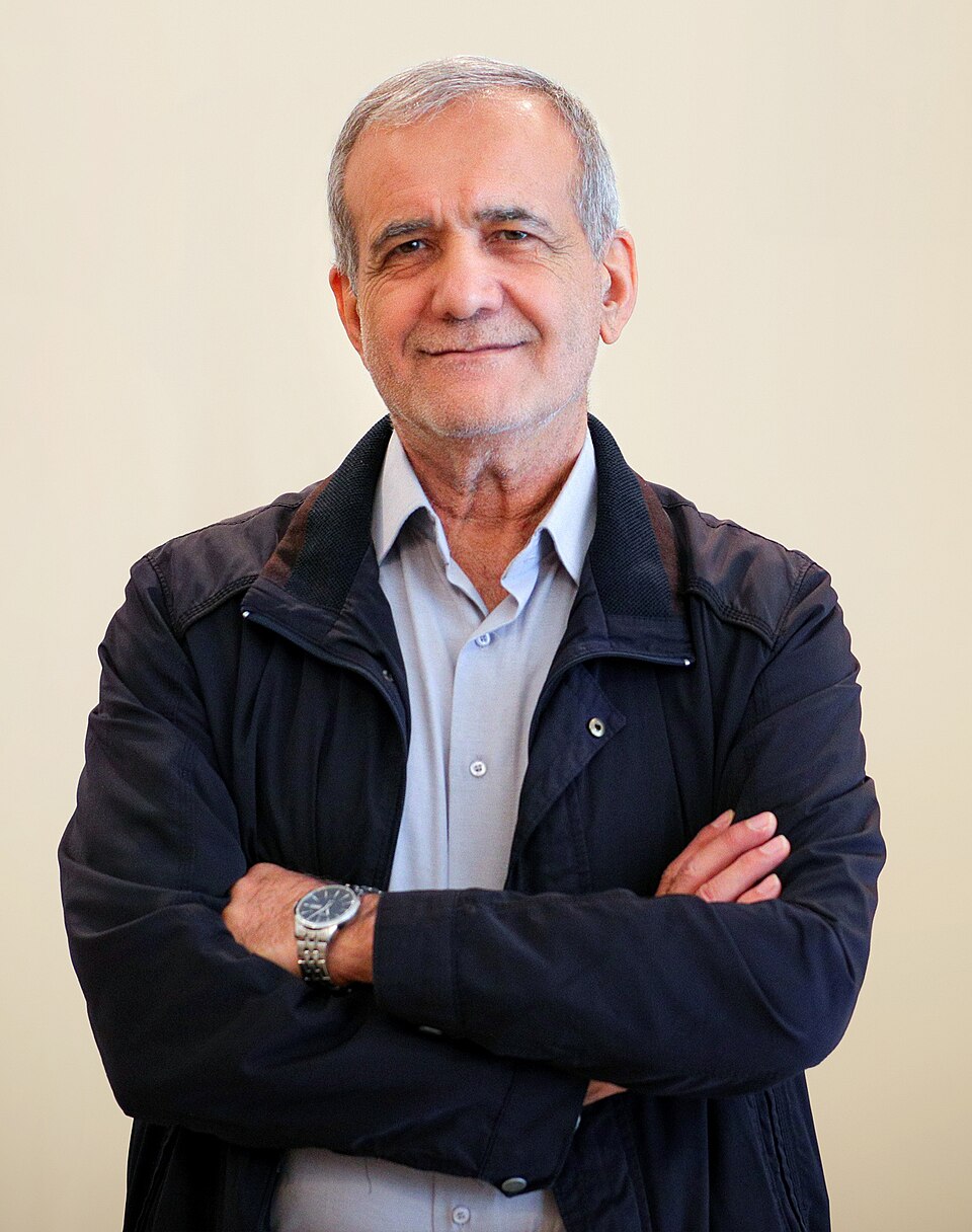 Iranian President Masoud Pezeshkian, who told Fox News the Houthis 'don't take directions from us' — Iran denies systematic control of the Houthis.