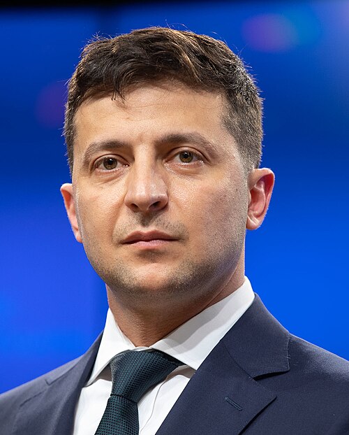 Volodymyr Zelenskyy in a 2019 file portrait, years before his announcement of the Ilsky strike results