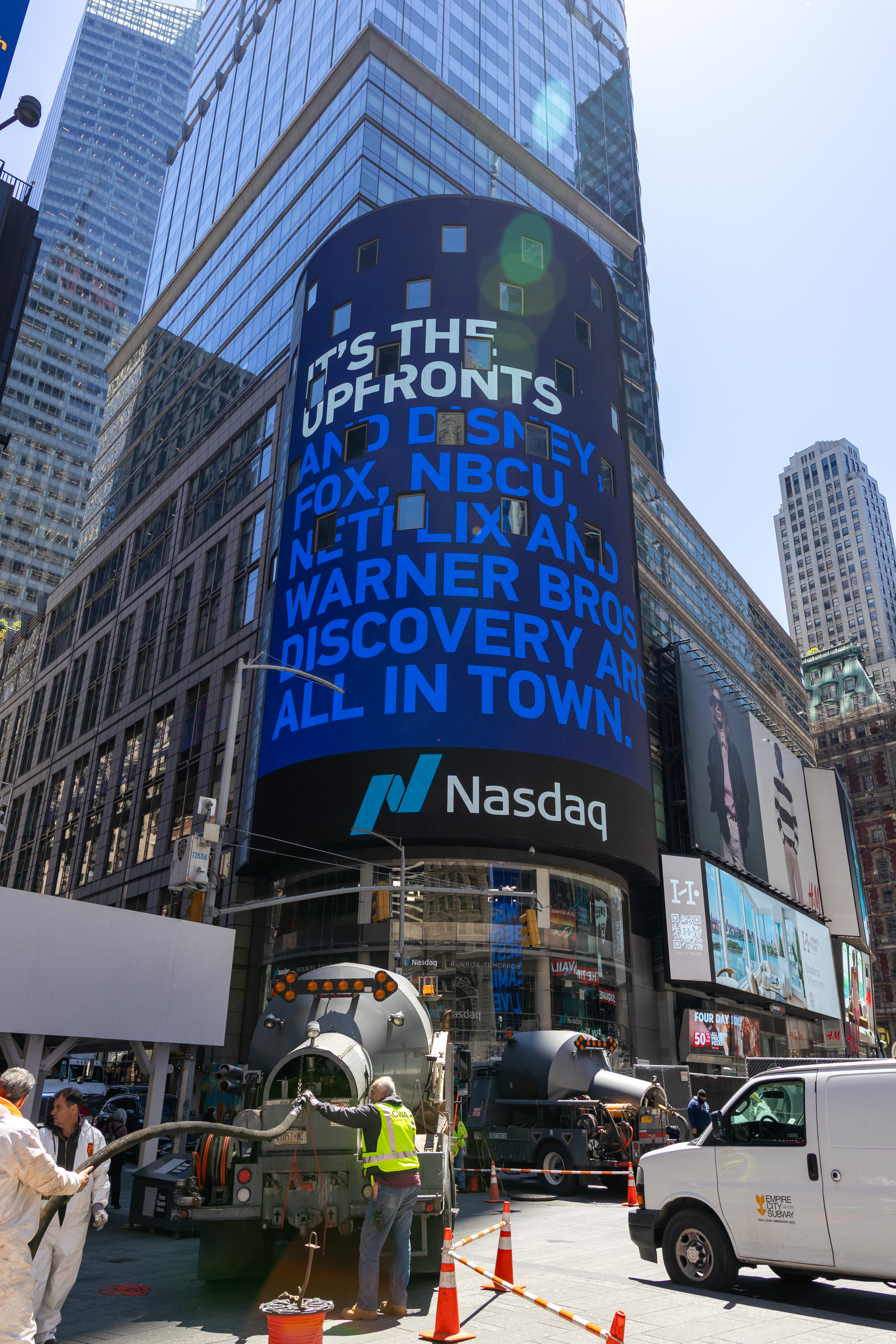 The Nasdaq tower in Times Square, New York — file photo for the Nasdaq Composite worst week since June
