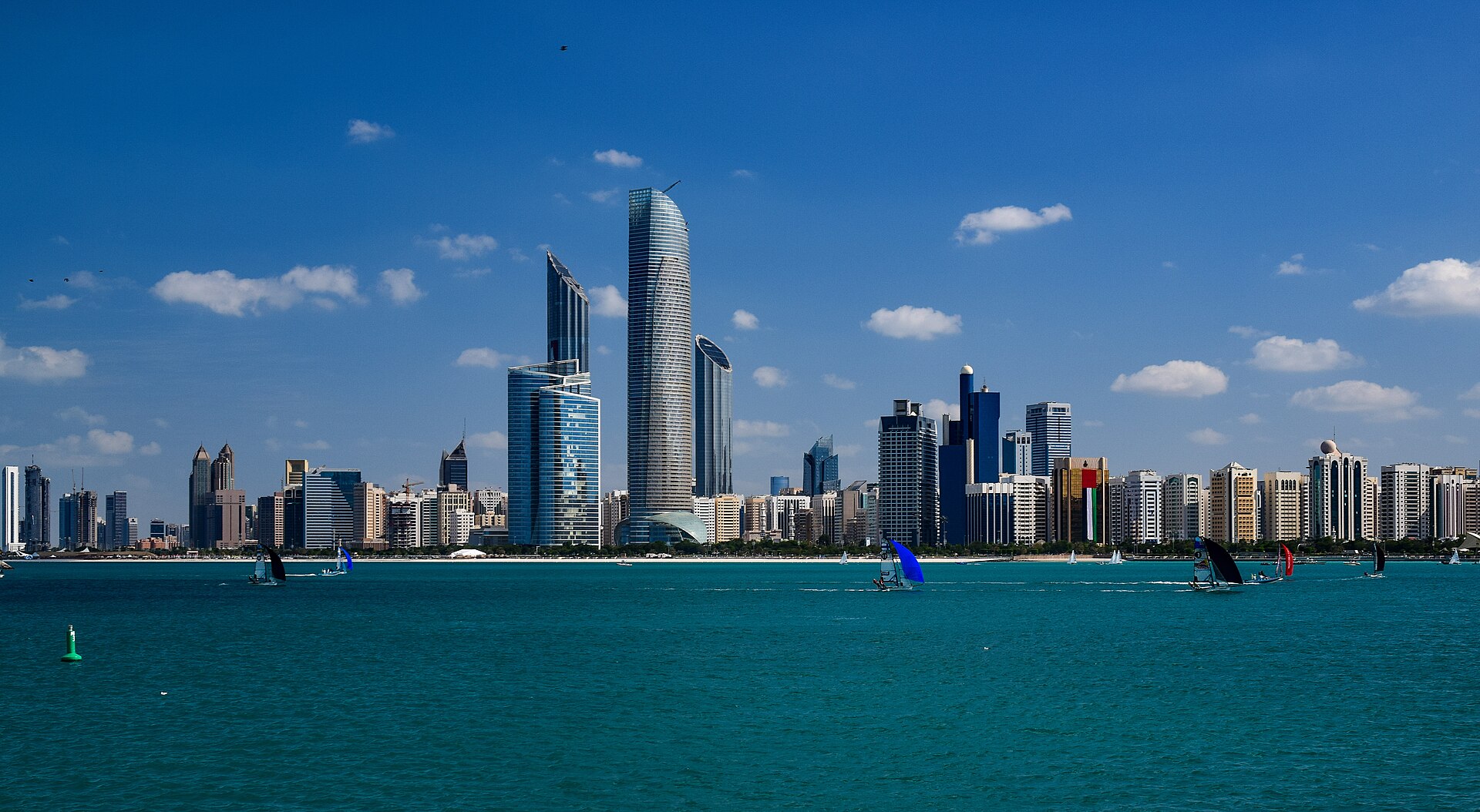 Abu Dhabi skyline, proposed venue for the Ukraine Russia peace talks in November 2026