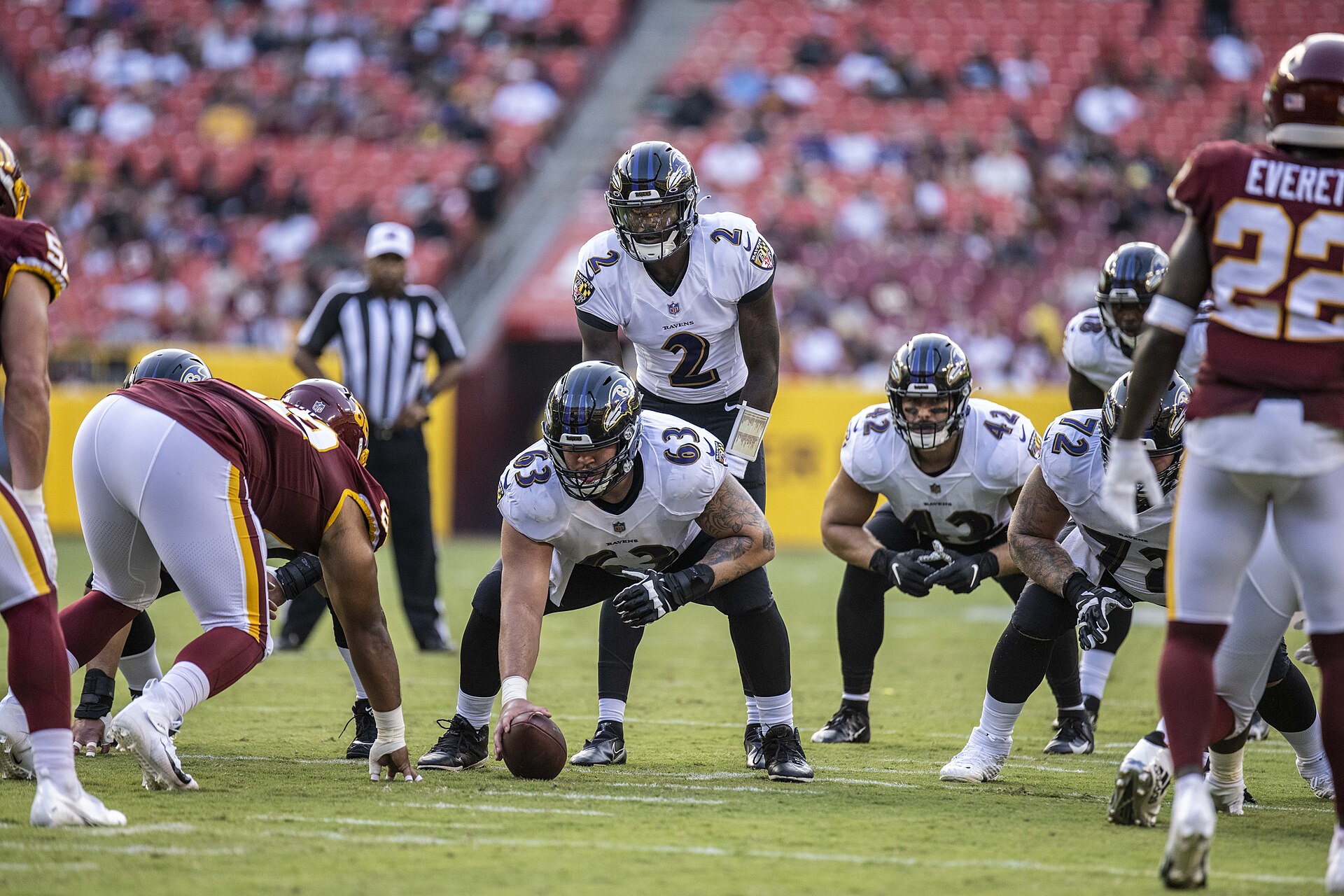 Tyler Huntley under center for Baltimore, the backup starting in the Lamar Jackson ruled out Bengals game