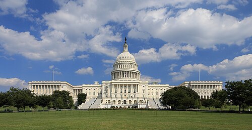 West front of the United States Capitol in Washington