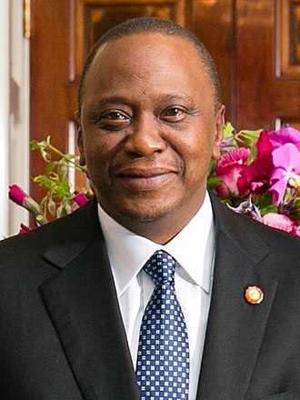 Uhuru Kenyatta, former Kenyan president leading the AU delegation that met M23 rebels in Goma