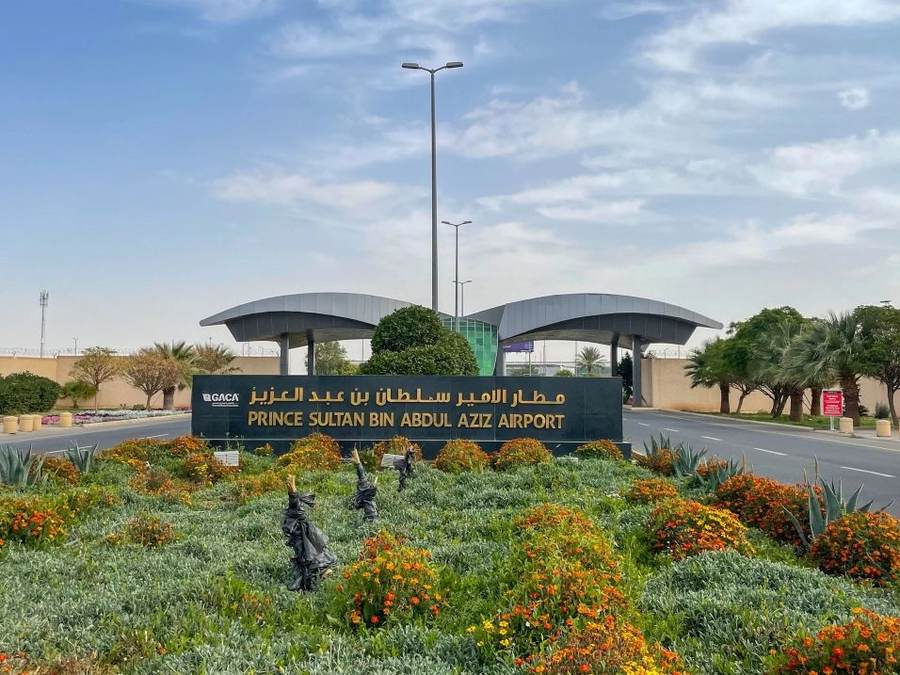 Prince Sultan bin Abdulaziz International Airport in Tabuk where the flydubai crew landed FZ1073