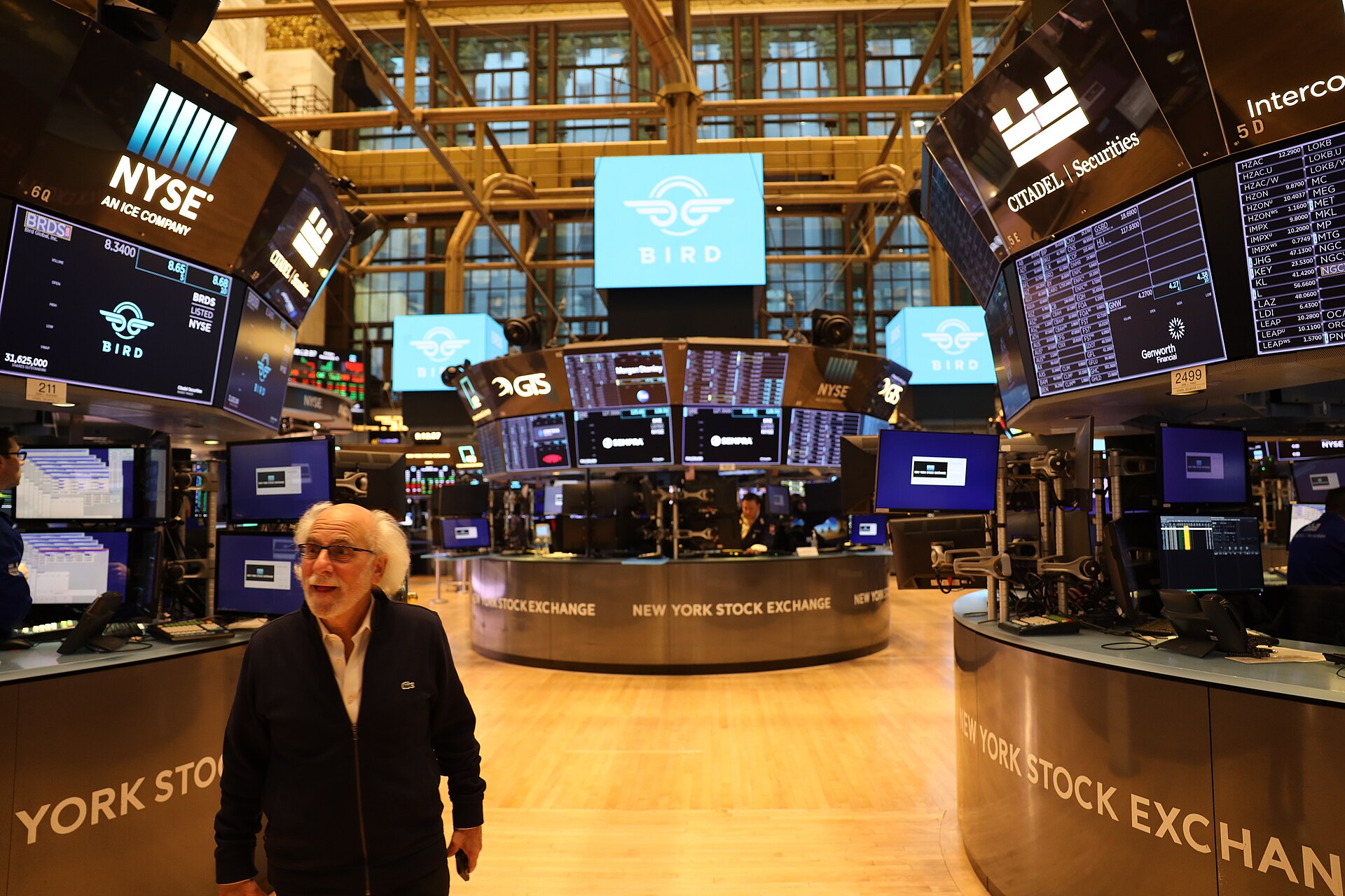 Trader Peter Tuchman on the floor of the New York Stock Exchange — file photo for stock market today October 21 2026