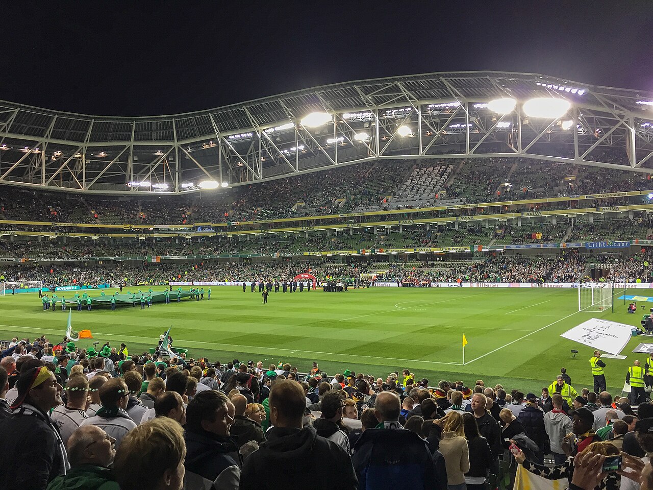 Aviva Stadium in Dublin, home of Ireland, in a file image for the Ireland Israel spitting UEFA investigation