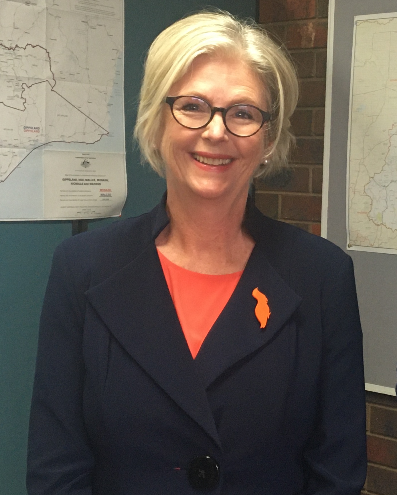 Portrait of Helen Haines, the independent MP attacked in Wangaratta