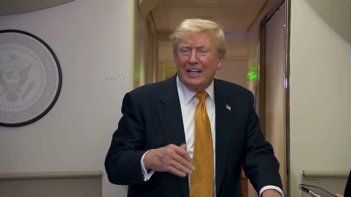 Donald Trump addressing the United Nations General Assembly