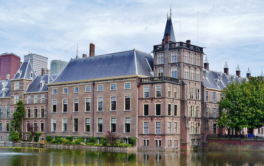 The Binnenhof parliamentary complex in The Hague, where the Dutch child euthanasia rules were debated