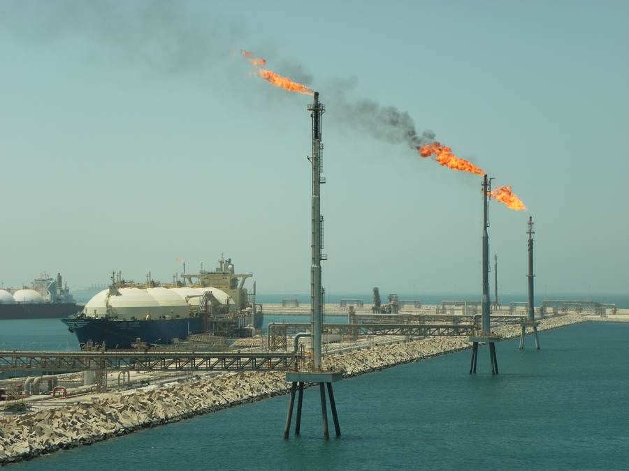 The Ras Laffan LNG terminal in Qatar, home to gas facilities a new US Patriot battery is being deployed to protect