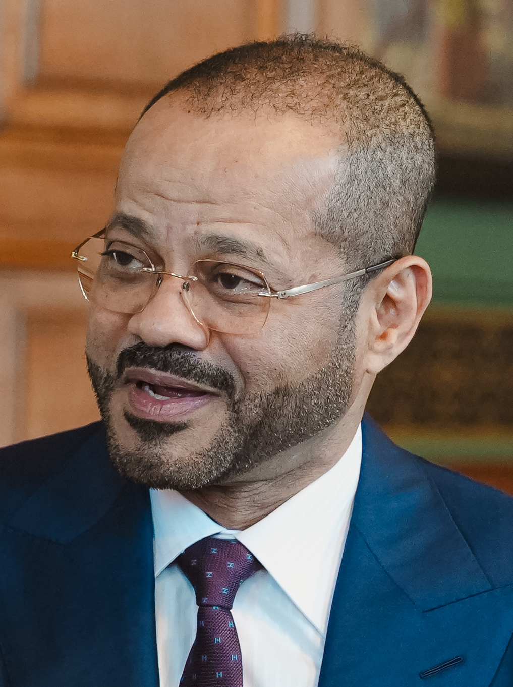 Badr al-Busaidi, Oman’s foreign minister, who called for a Gulf non-aggression pact with Iran and Iraq