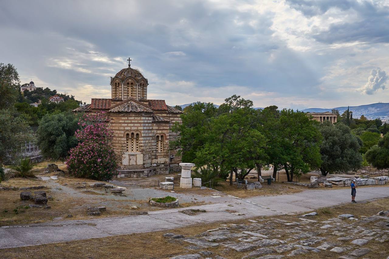 Plaka, Athens: the historic district struck by the Athens Plaka explosion, seen from Polygnotou Street