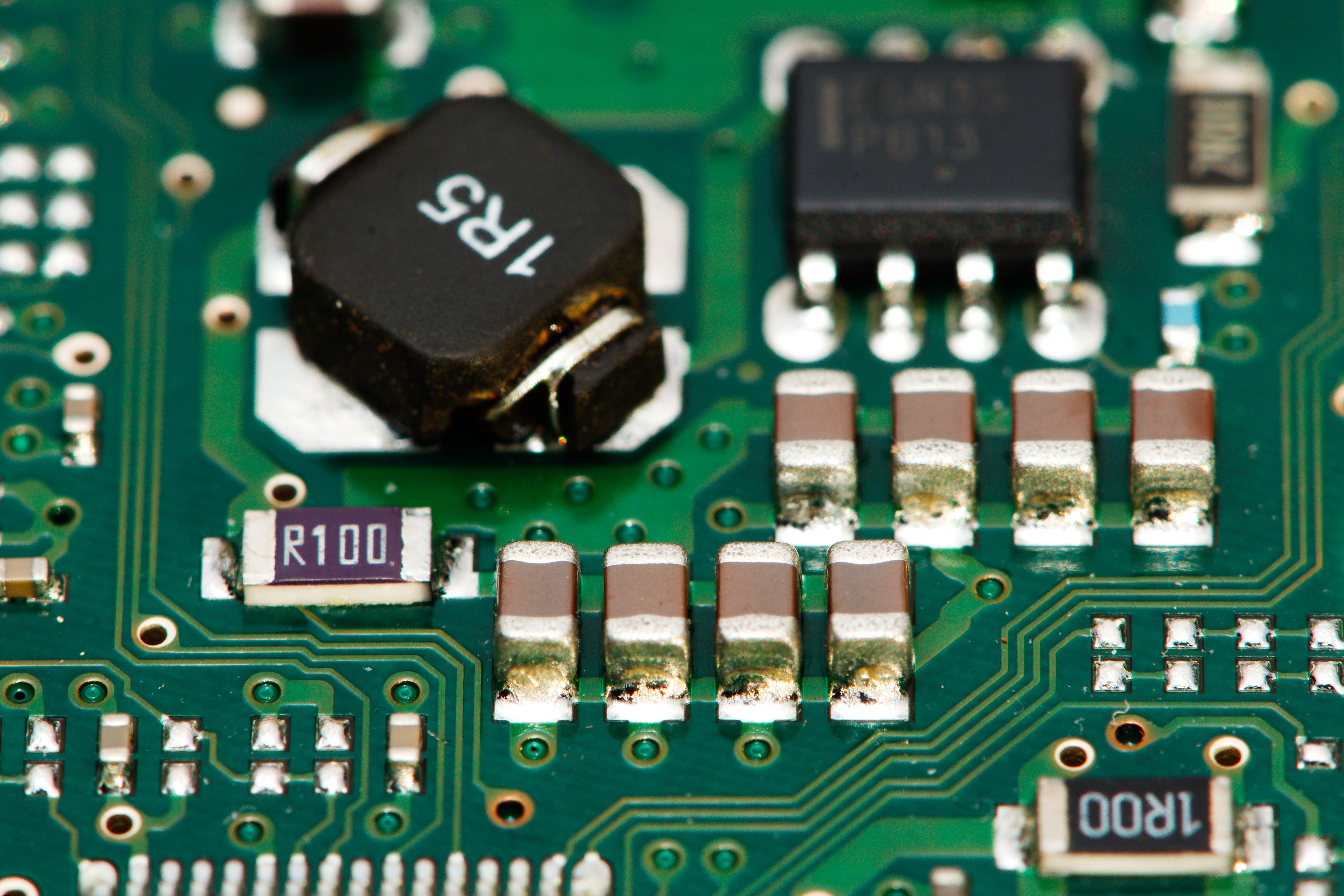 A controller board with components and wiring — file photograph