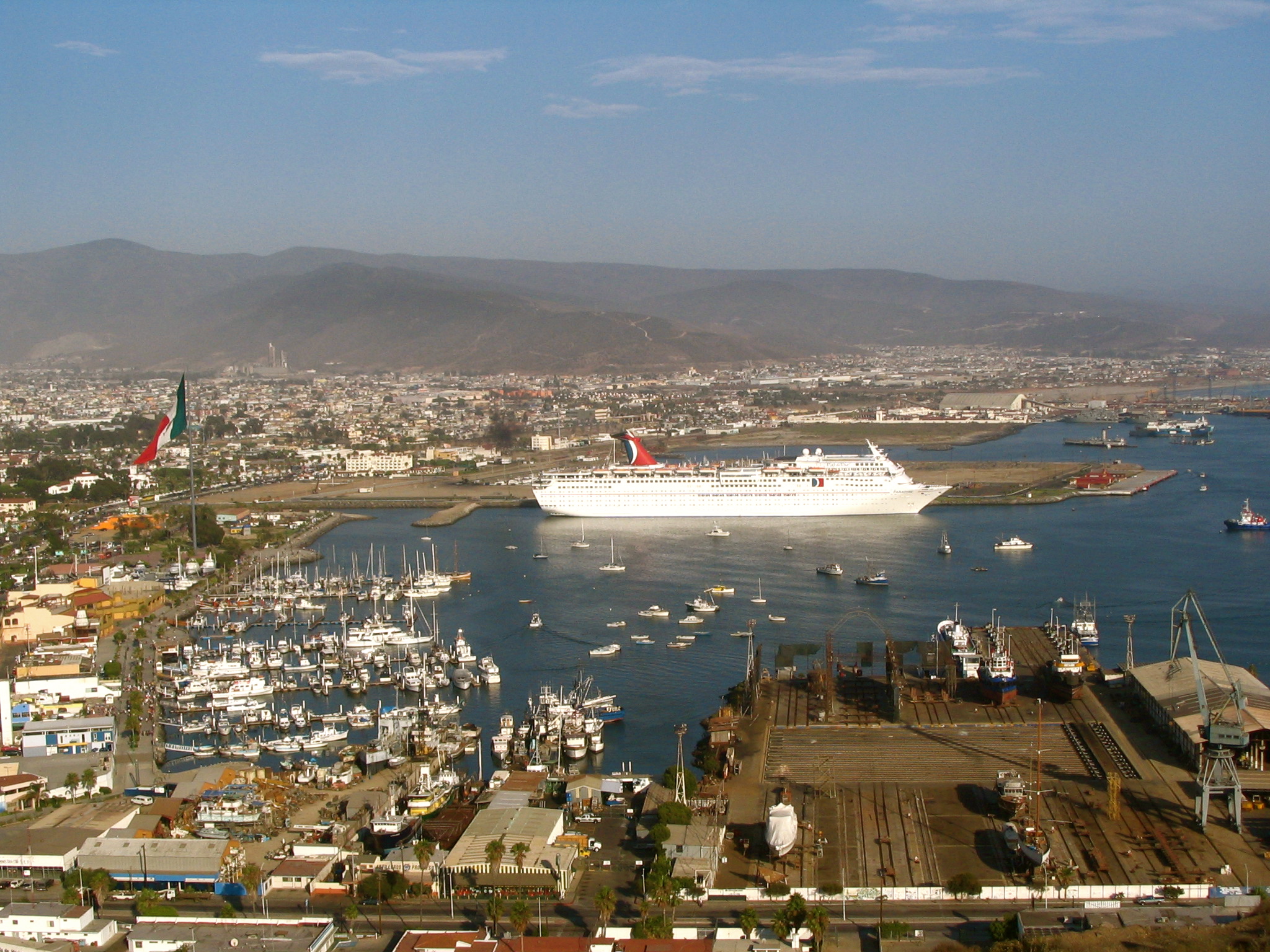 The port of Ensenada in Baja California, where the Australian surfers Mexico sentencing hearing was held