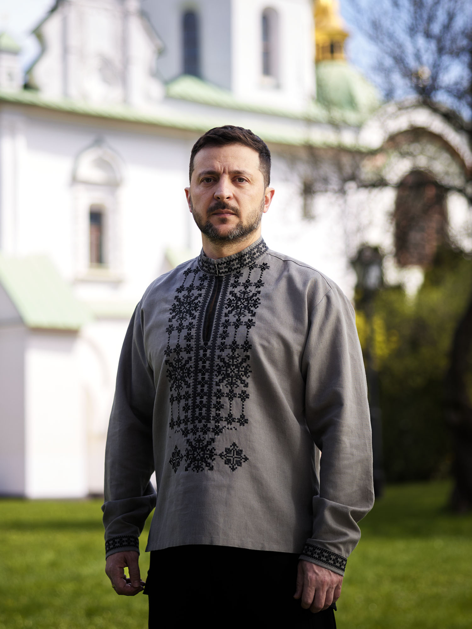 President Volodymyr Zelenskyy in a 2025 portrait, Ukraine war day 1707
