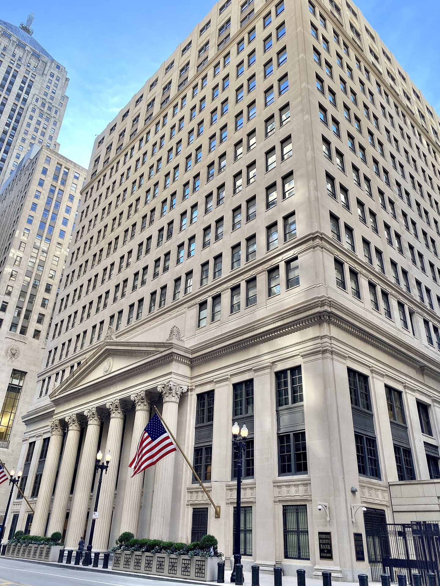 Federal Reserve Bank of Chicago building — Chicago Fed President Austan Goolsbee warned AI infrastructure spending may be crowding out other sectors
