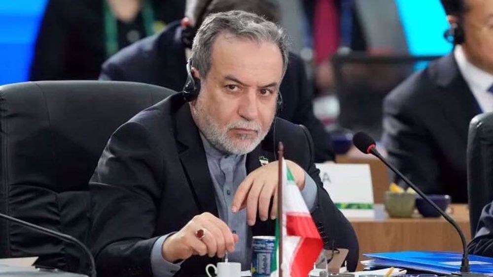 Abbas Araghchi seated at the 52nd session of the OIC Council of Foreign Ministers in Baghdad on October 17, 2026