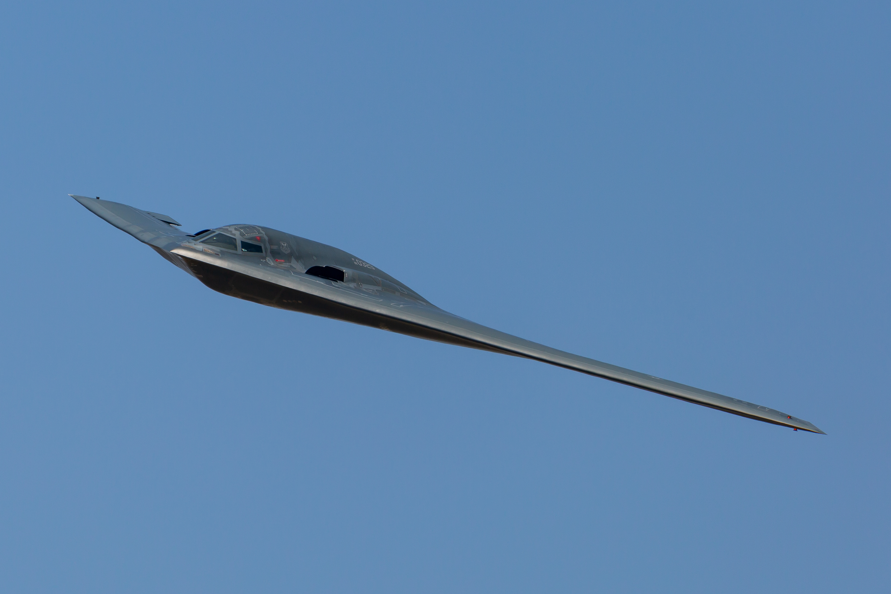 A B-2 Spirit stealth bomber at the Dyess Air Force Base air show — file photo for Northrop Grumman Q3 earnings 2026
