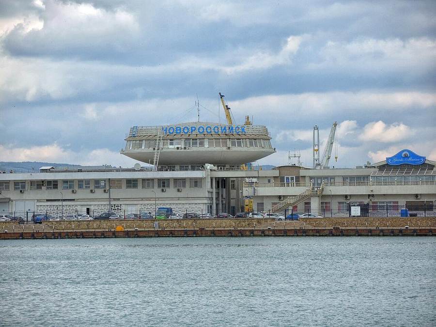 Novorossiysk port on Russia's Black Sea coast during the Krasnodar state of emergency over disrupted grain exports