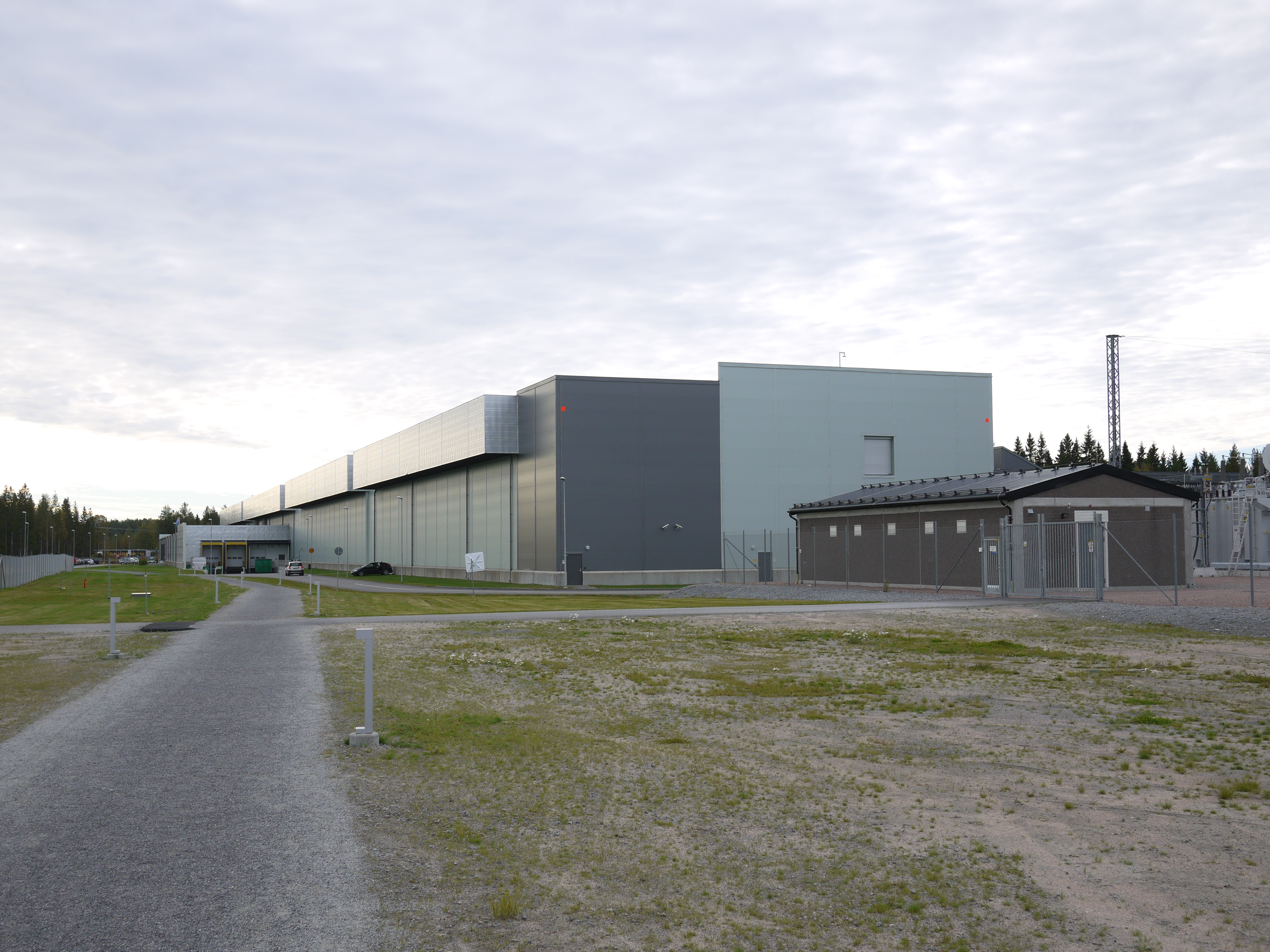 A large data centre exterior — NVIDIA says Vera will ship in standalone CPU racks, not only as a host processor beside its GPUs, file photo