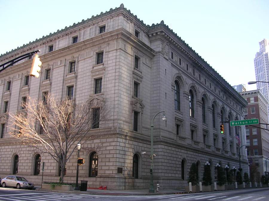 Elbert P. Tuttle U.S. Court of Appeals Building in Atlanta, home of the 11th Circuit hearing the Jack Smith Volume II report case