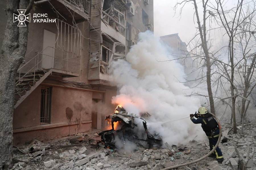 Damaged apartment building in Kharkiv after a Russian missile strike — Ukraine civilian casualties September 2026 continue to mount, UN monitors say