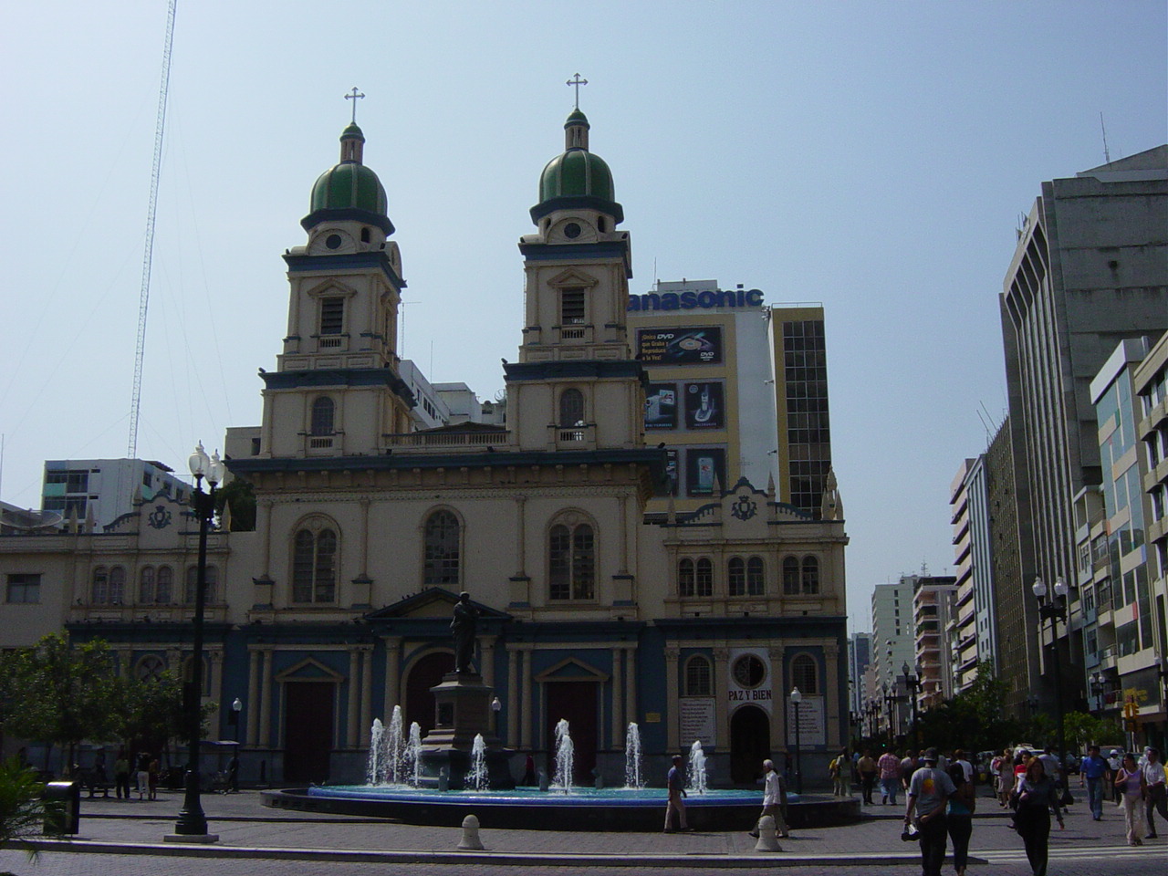 Historic parish church of San Francisco in Guayaquil Ecuador