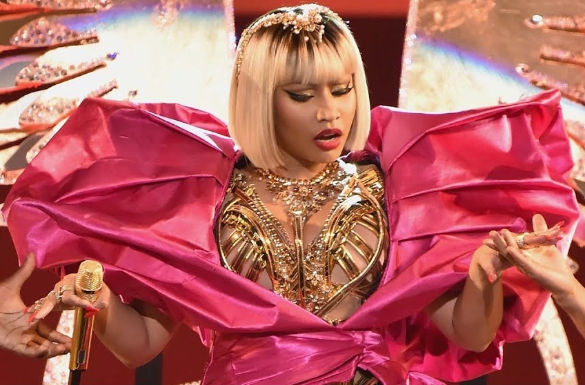 Nicki Minaj Trump rally Michigan — Minaj performing at the 2018 MTV Video Music Awards