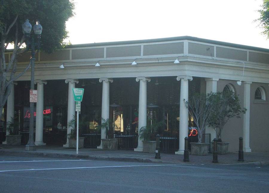 Historic building on Main Street in Old Town Tustin, California