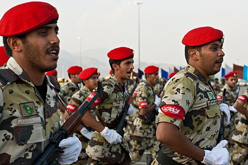 Saudi Arabian soldiers — the kingdom's Grand Mufti told troops to be ready to sacrifice their lives fighting the Houthis.