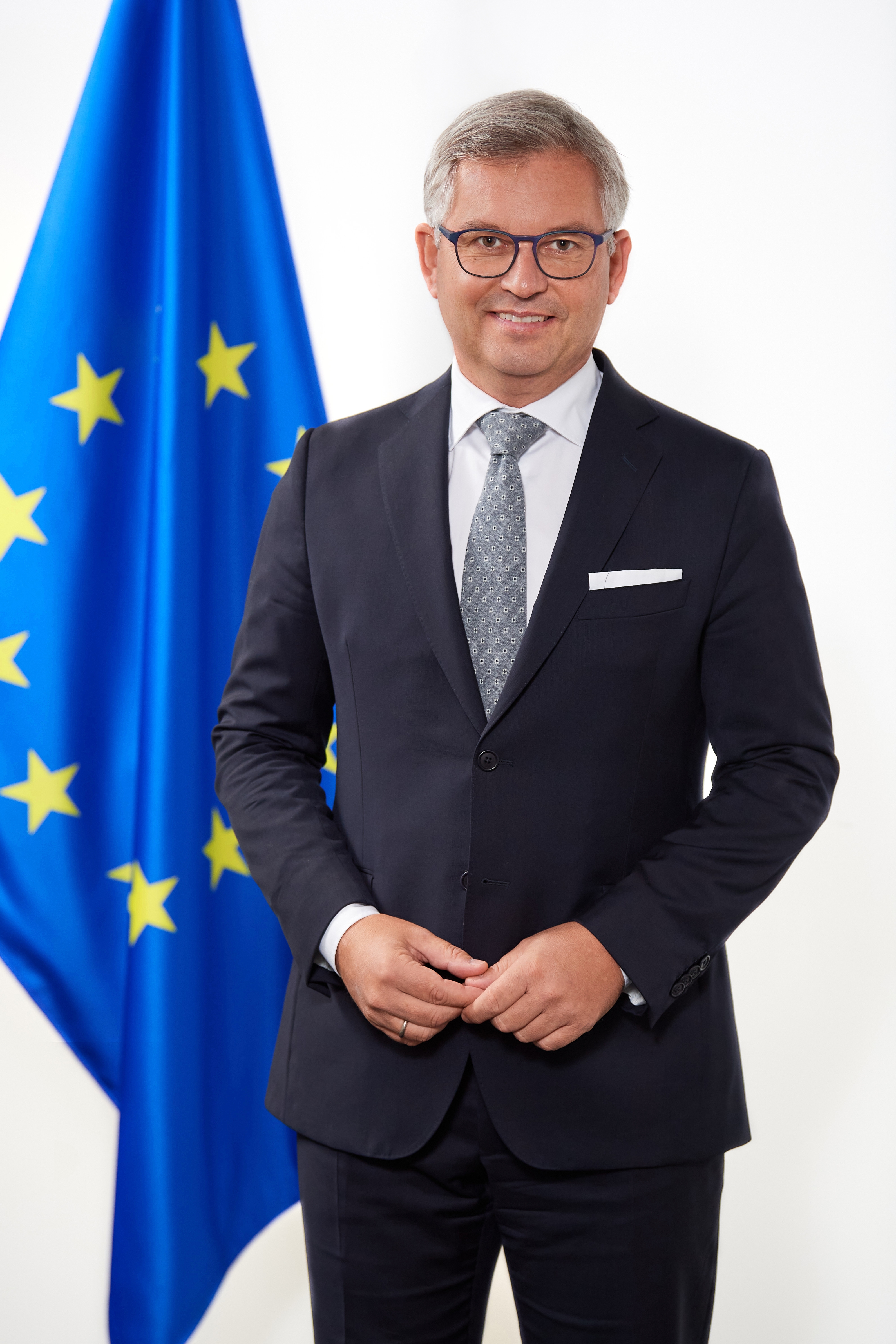 European Commissioner for Internal Affairs and Migration Magnus Brunner, who presented the Frontex expansion proposal