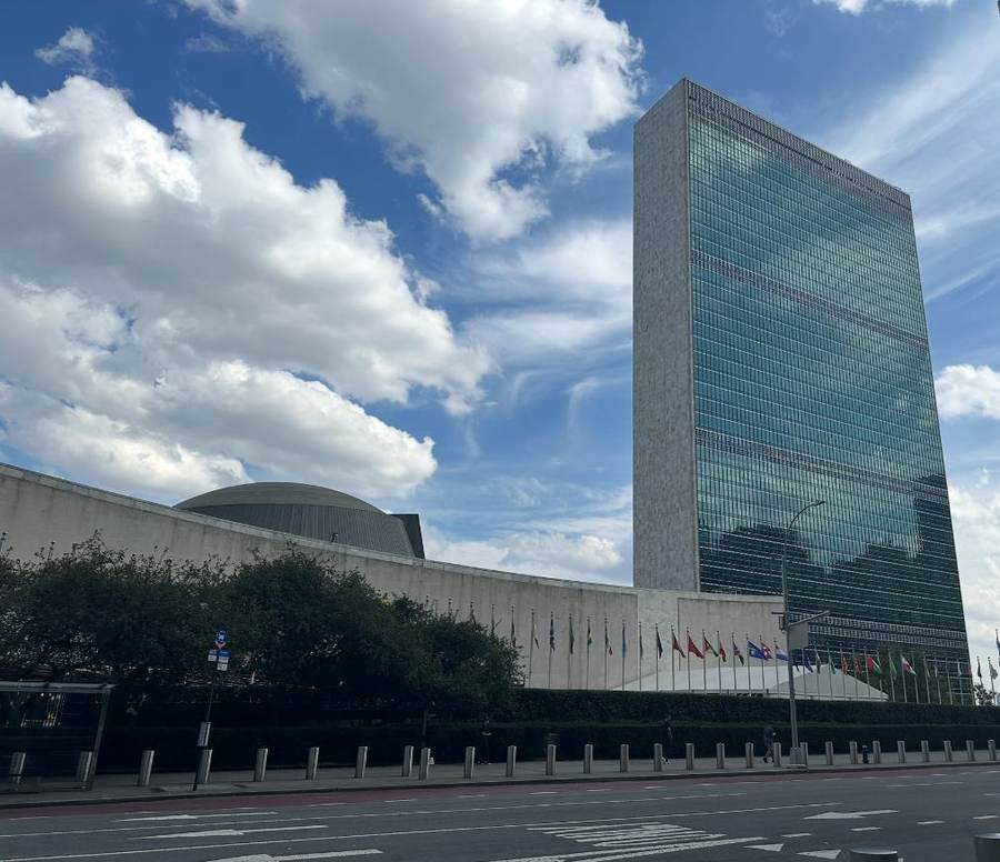 United Nations headquarters in New York; UN settlement blacklist update adds 61 companies